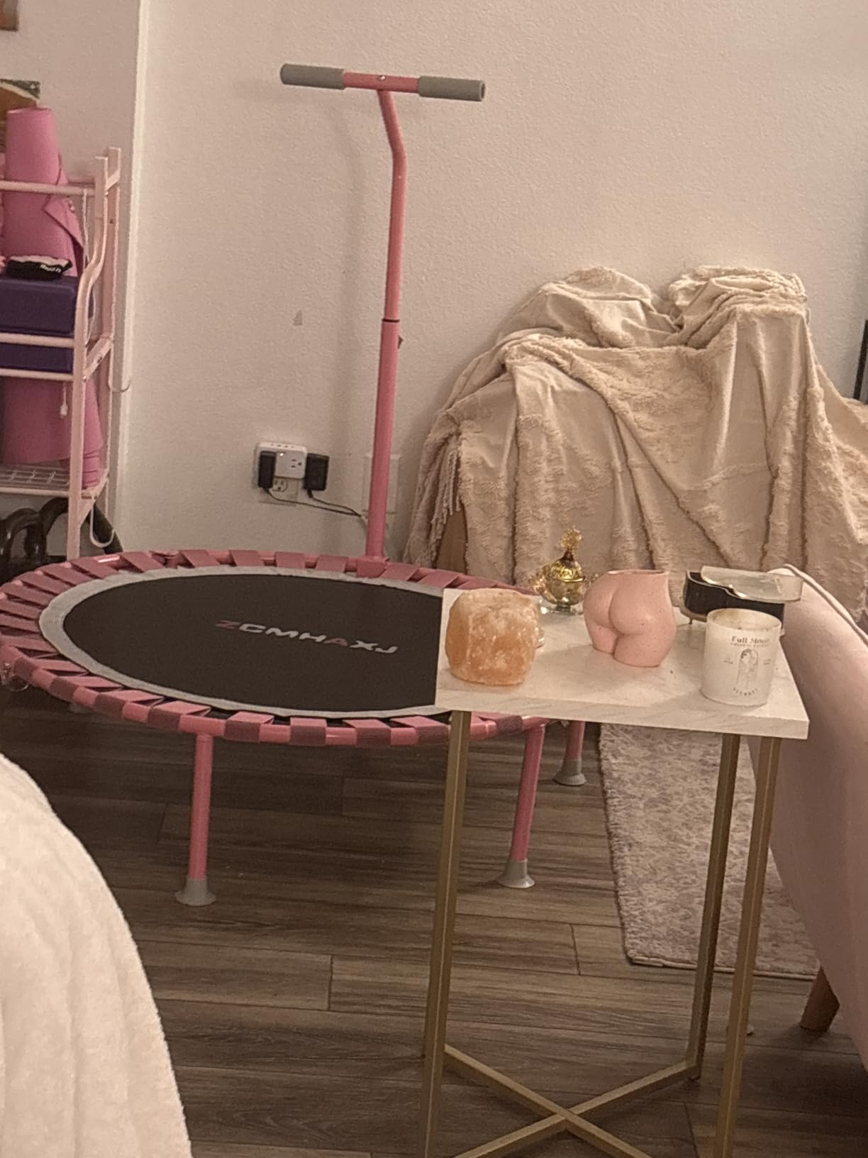 ZCMHAXJ Foldable Mini Trampoline, 40