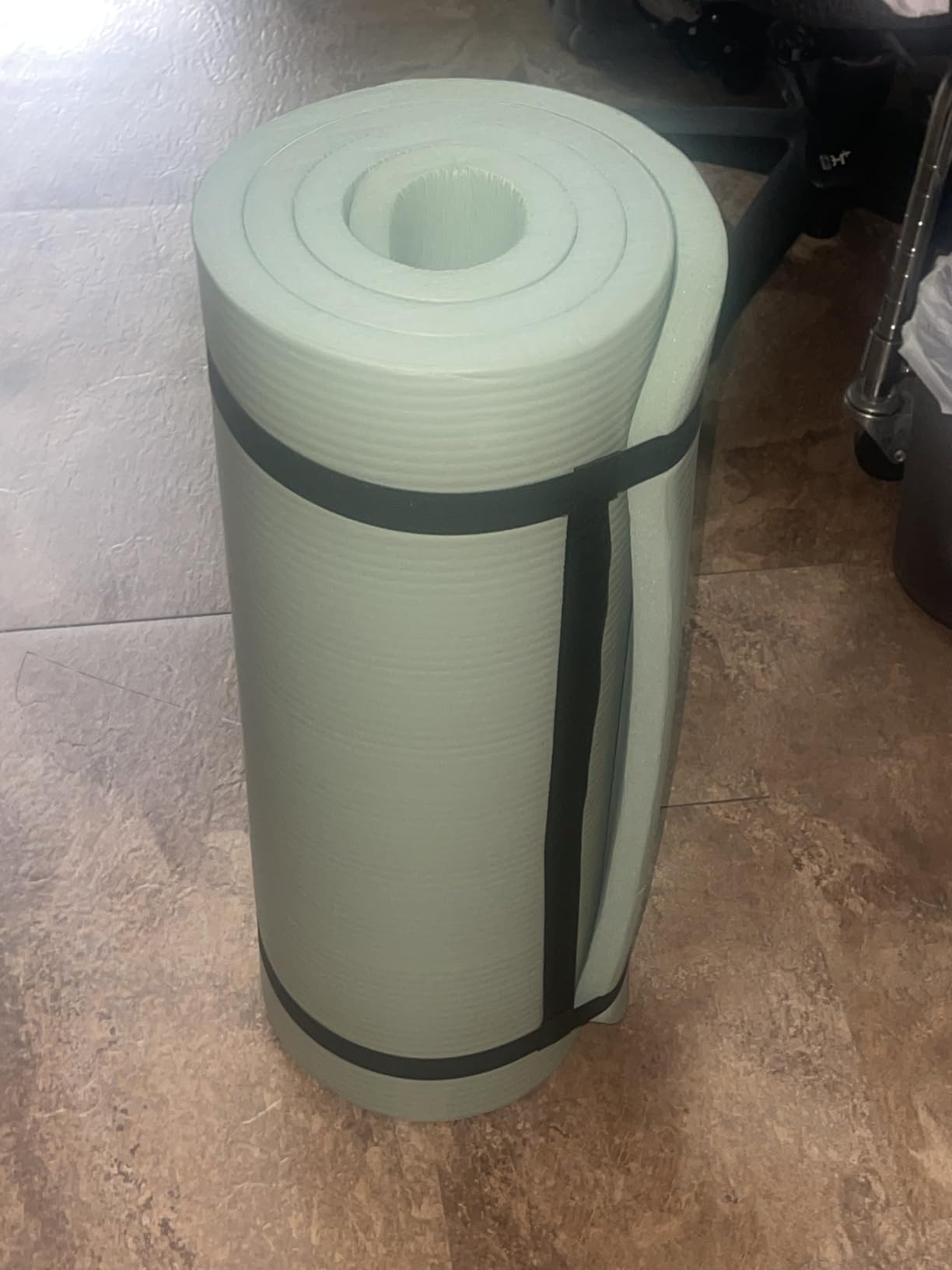 CAP Barbell 1-Inch High Density Exercise Yoga Mat with Strap | Multiple Colors customer photo 2