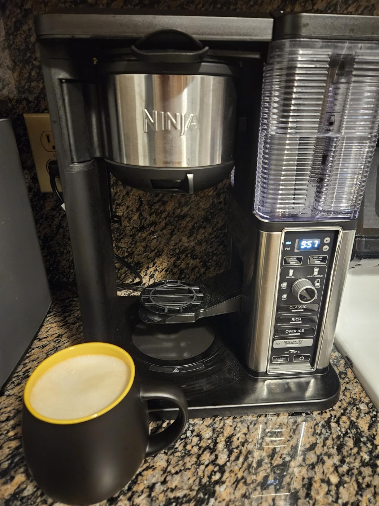 Ninja Hot & Iced XL Coffee Maker with Rapid Cold Brew, 4 Brew Styles, 8 Sizes Small Cup to Travel Mug, Single-Serve Coffee Brewer, 12-Cup Carafe, Permanent Filter, Removable Reservoir, Black, CM371 customer photo 2