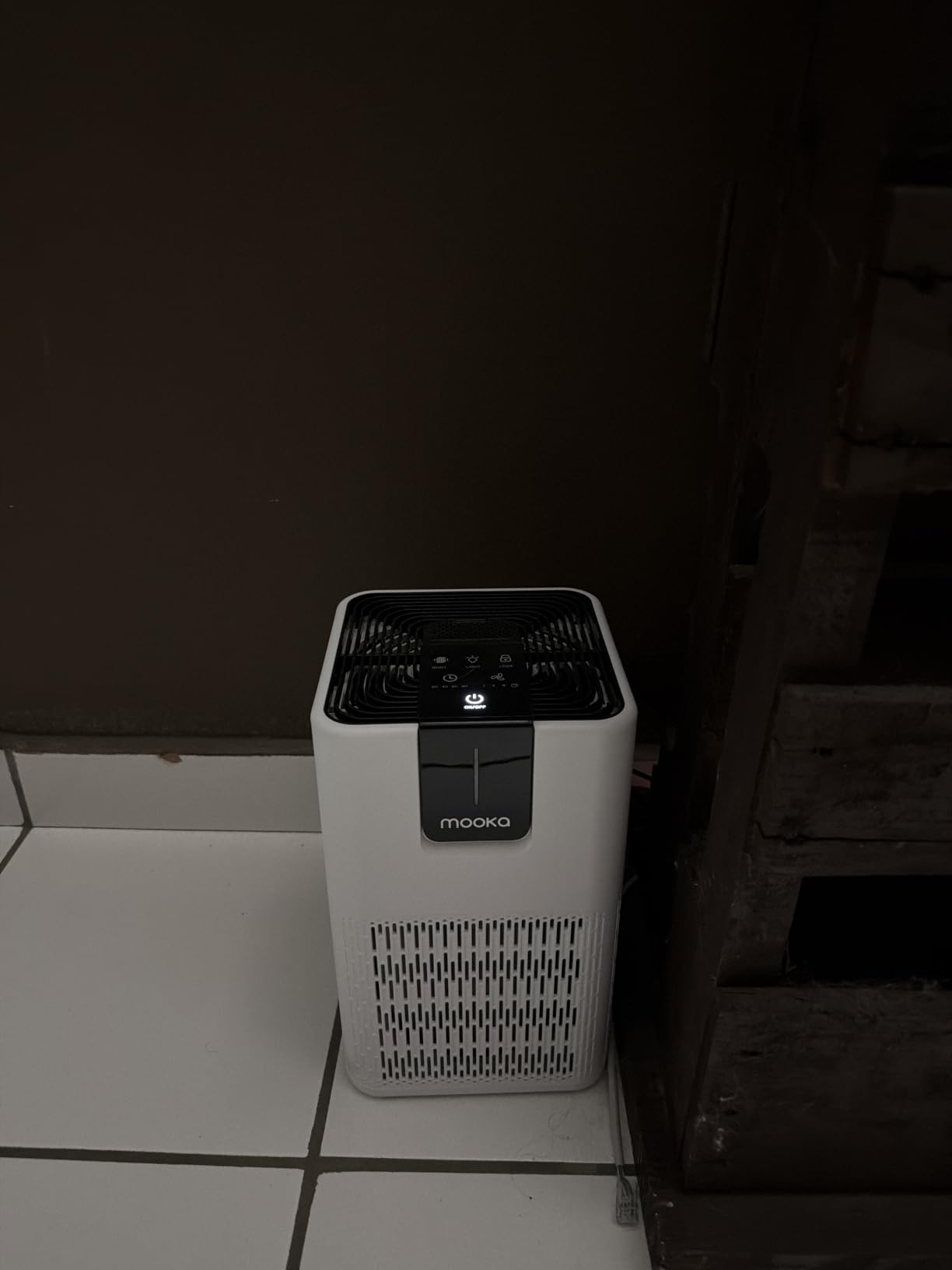 MOOKA H13 HEPA Air Purifier for Pets Dust Odor Smoke, Aromatherapy Function, Air Cleaner with 15dB Quiet Sleep Mode for Bedroom Office Living Room, M05, White, Covers 1250 Ft² customer photo 1