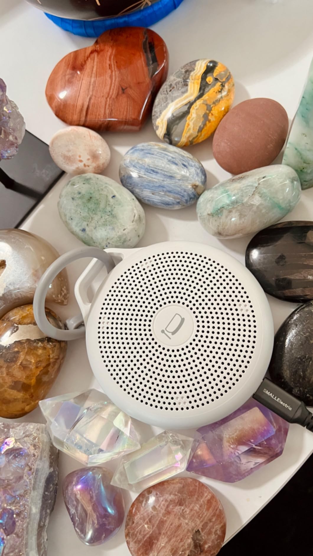 Portable Tibetan Singing Bowl Machine -Sound Bowwith Over 10 Meditation Noises, Crystal Healing, Chakra Healing, Spiritual Mindfulness and Sound Therapy, Yoga Women/Men customer photo 1