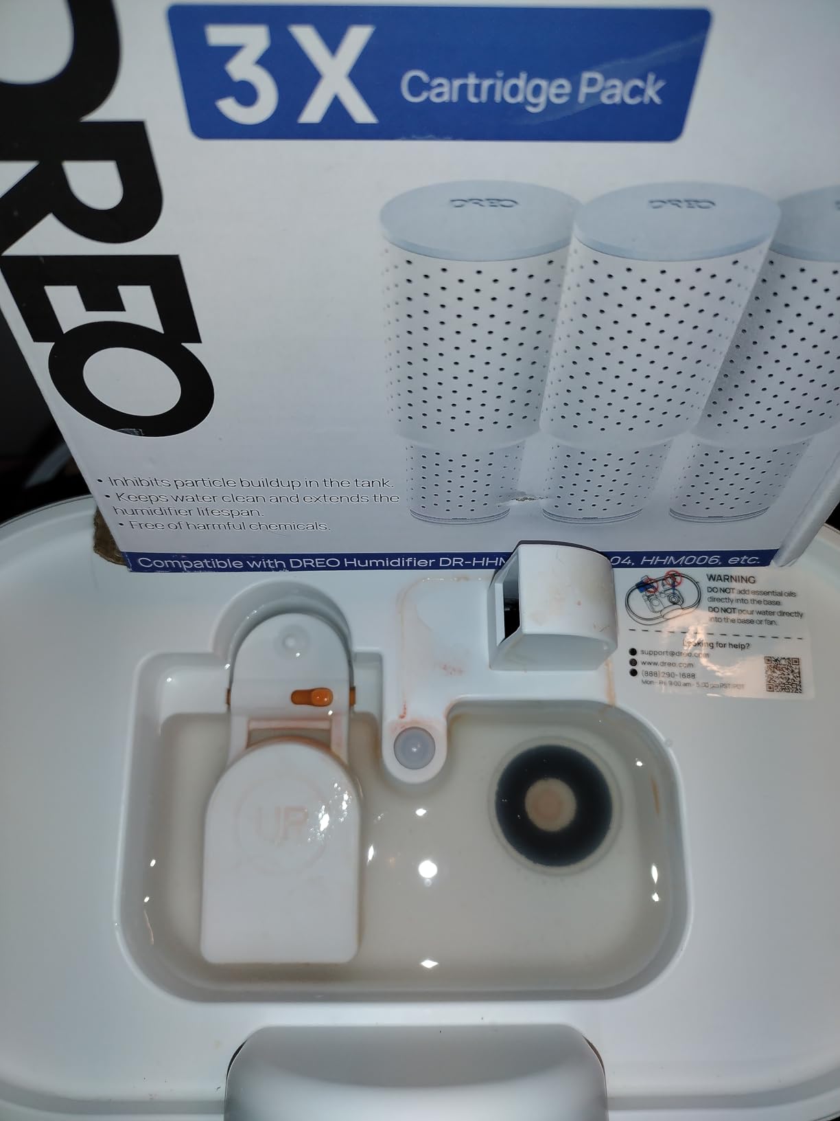 DREO 6L Humidifiers for Bedroom, 60H Runtime, 28 dB Quiet, HM524 | Precise Humidity Control, Easy to Refill & Clean, Nightlight, Cool Mist Humidifiers for Large Room, Baby Nurseries & Plants customer photo 1