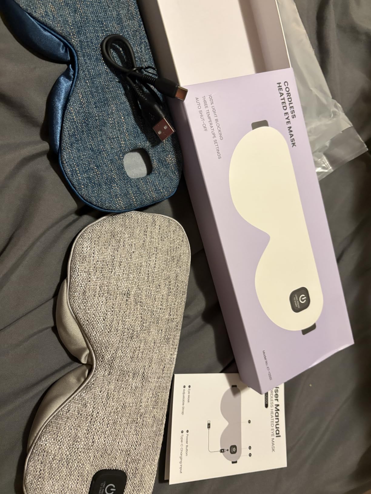 Heated Eye Mask - Cordless Eye Mask for Dry Eyes, FSA-HSA Eligible, Eye Relief, Improved Sleep, Washable Eye Heating pad for Travel and with Replaceable Shell customer photo 1