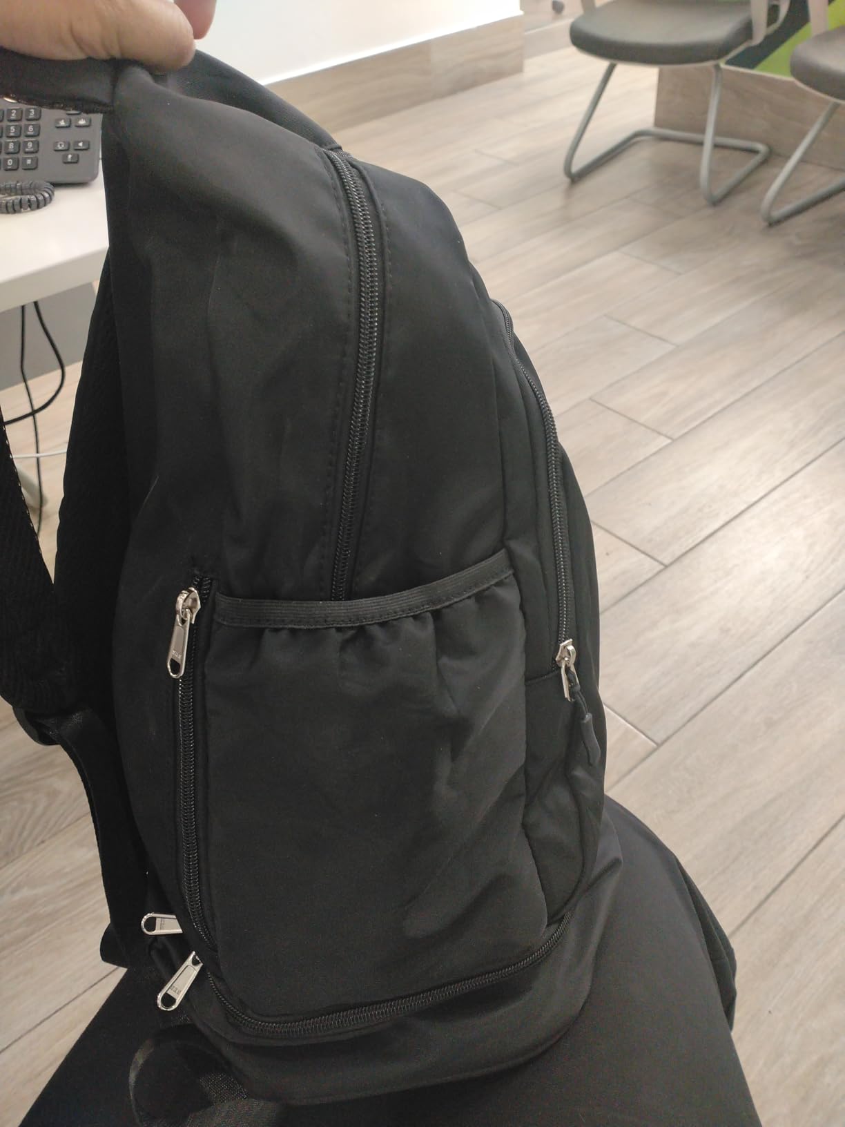 Gym Backpack for Women Men, Lightweight Gym Bag with Shoe Compartment, Waterproof Sports Backpack with Wet Pocket, Black customer photo 1
