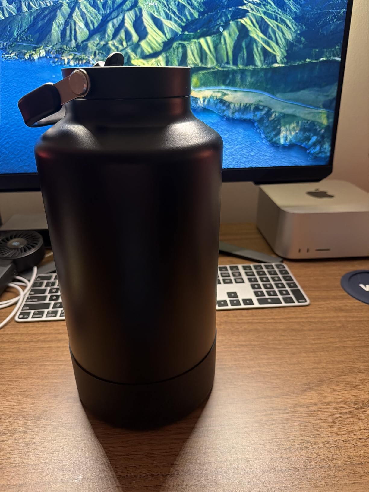 Simple Modern Trek Pivot | Half Gallon Water Bottle Jug with Handle & Boot | Interchangeable Straw & Chug Lids | Large Insulated Stainless Steel | Sports Camping Outdoors | 64oz, Lavender Mist customer photo 2