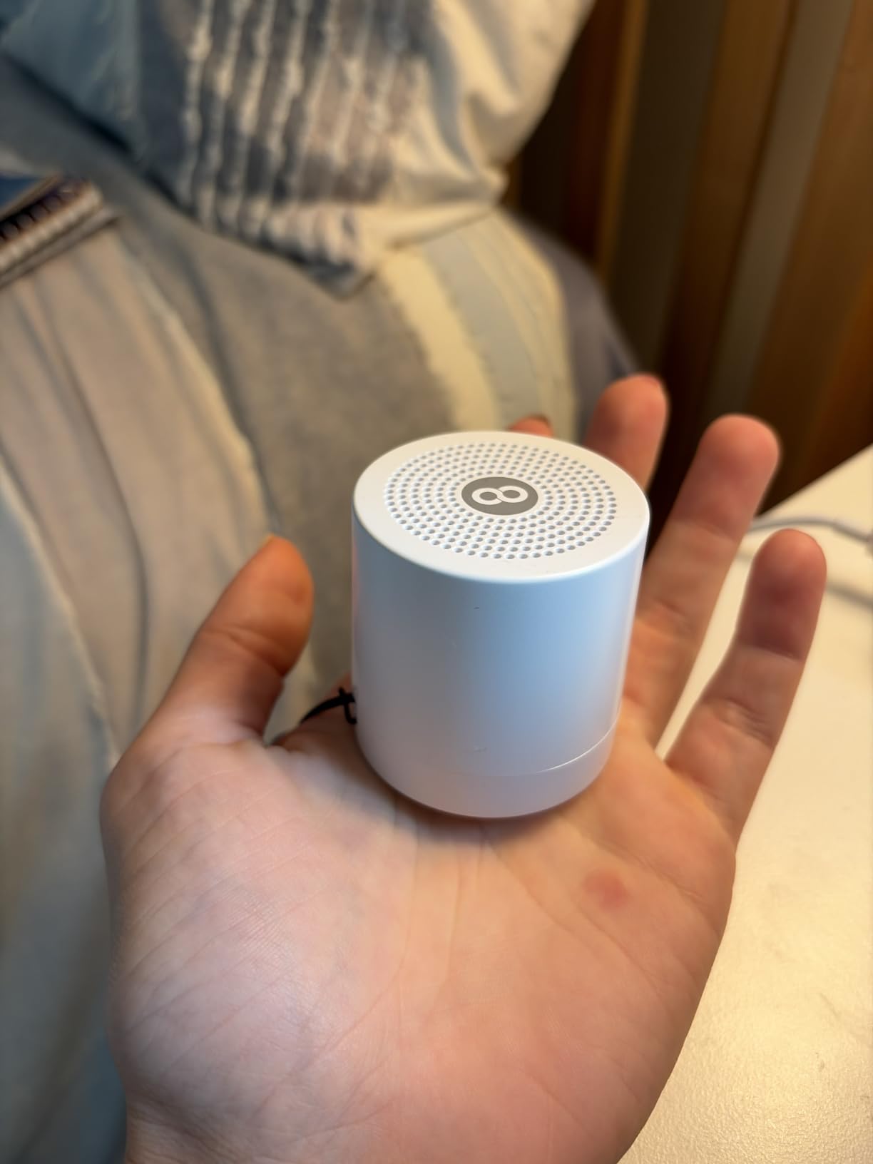 Portable Mini White Noise Machine Sound Machine with 30 Soothing Sounds for Newborn Kids Adults Rechargeable Sleep Brown Noise Machine with 4 Timers Memory Function for Travel Camping Home and Office customer photo 1