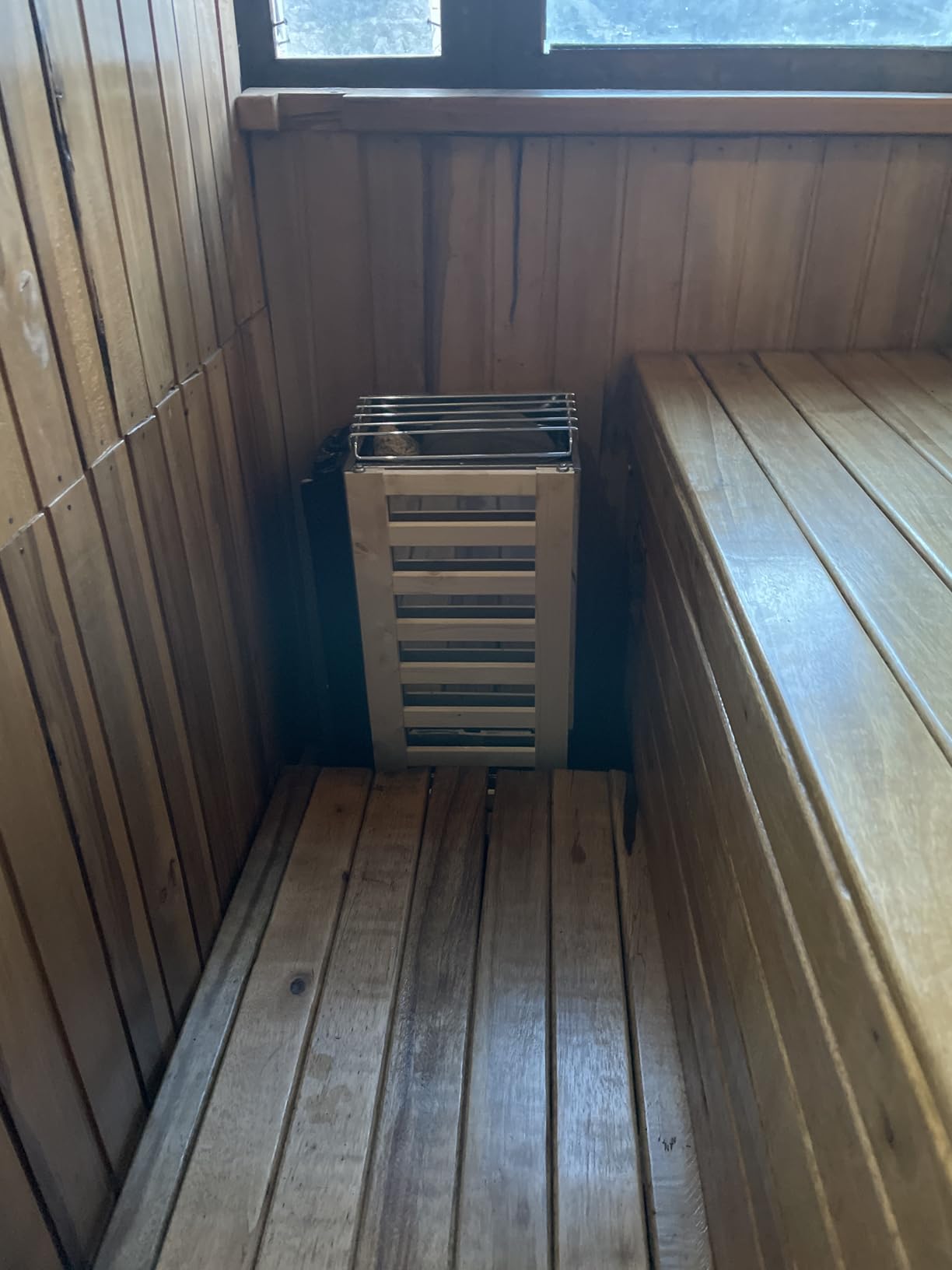 2KW 110V Sauna Heater with Plug, No Need for Wiring, Plug and Play, 100 Cu.Ft. Heated Area, Electric Sauna Heater with 3h Timera and Internal Temperature Control, Suitable for Small Sauna Rooms customer photo 1