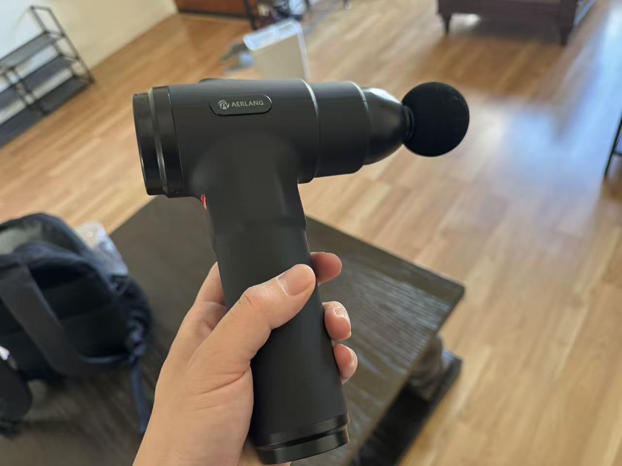 Massage Gun with Heat Massager Deep Tissue Muscle Massager, Percussion Handheld Massage Gun with 7 Heads & Silent Carrying Case customer photo 1