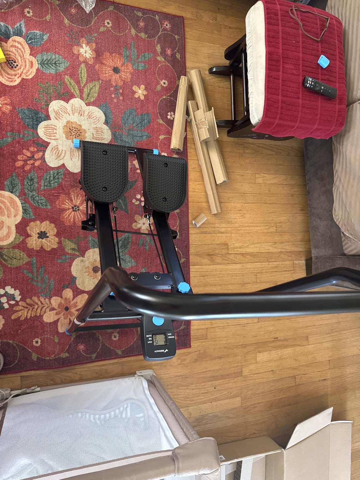 MERACH Stair Stepper for Home Gym Exercise, New Version Stairmaster for Full-Body Workout, Compact Folding Stair Climber with Extended Step Range, Adjustable Handlebar/Pedal customer photo 2