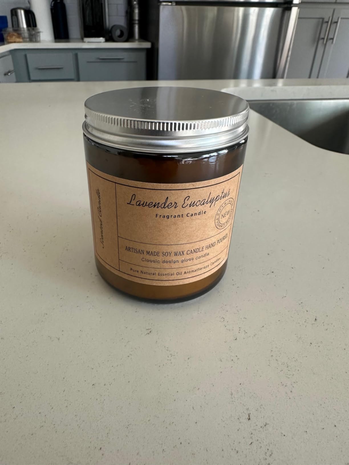 Scented Candles - Lavender Eucalyptus Candles for Home Scented, 7oz Soy Wax Aromatherapy Candle, Stress Relief, Calming Candle for Relaxation, Non Toxic, Birthday Gifts for Women & Men customer photo 1