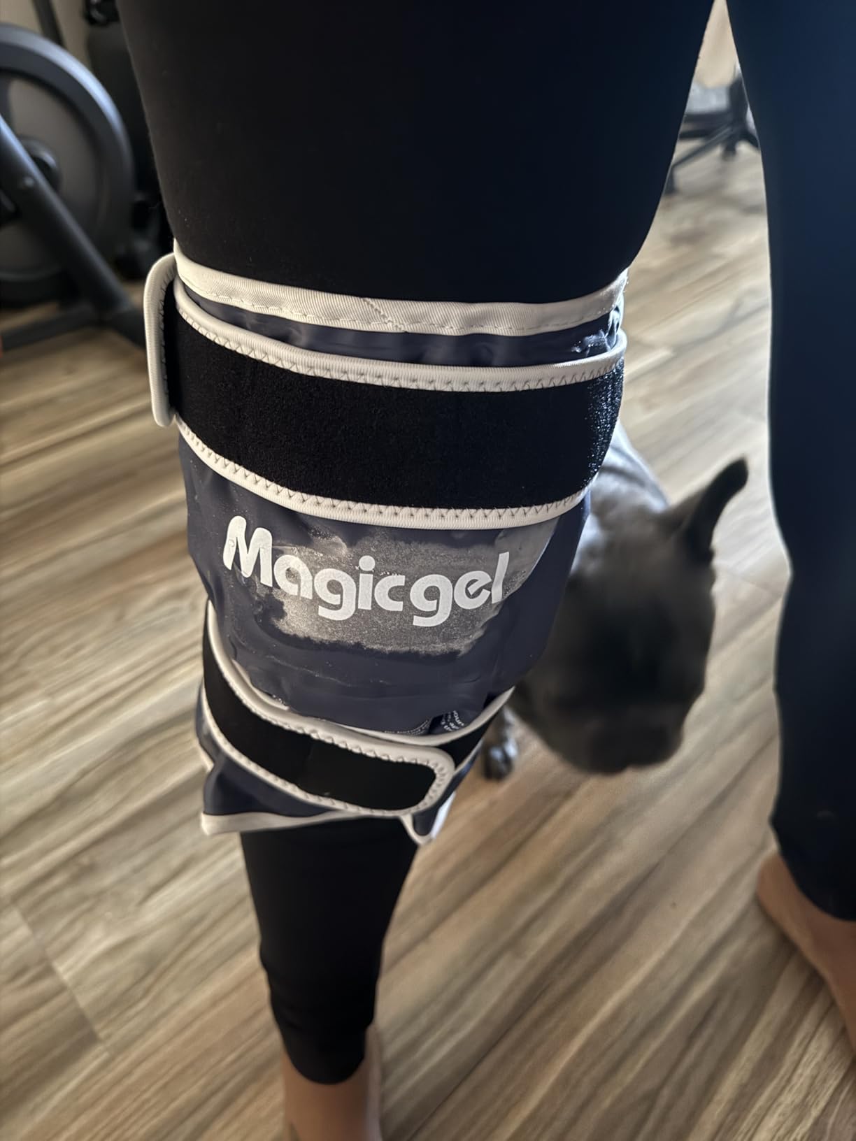 Magic Gel Elbow Ice Pack Wrap - Reusable Knee and Arm Sleeve - Hot & Cold Freeze Therapy Wrap for Targeted Areas - Compact Compression Fit for Knees, Calf, Joints, Tennis customer photo 2