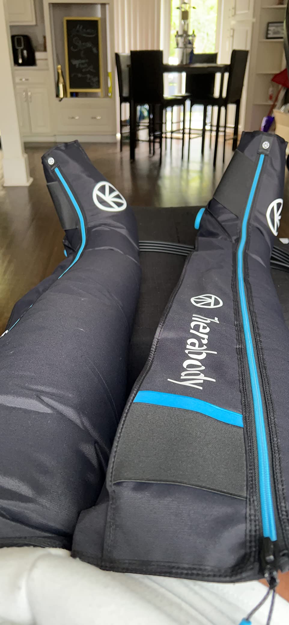 Therabody JetBoots PRO Plus - Wireless Compression Boots with Vibration & Light Therapy - Muscle Recovery, Pneumatic Leg Compression Sleeve to Recover Faster, Relieve Muscle & Joint Pain (Short) customer photo 2