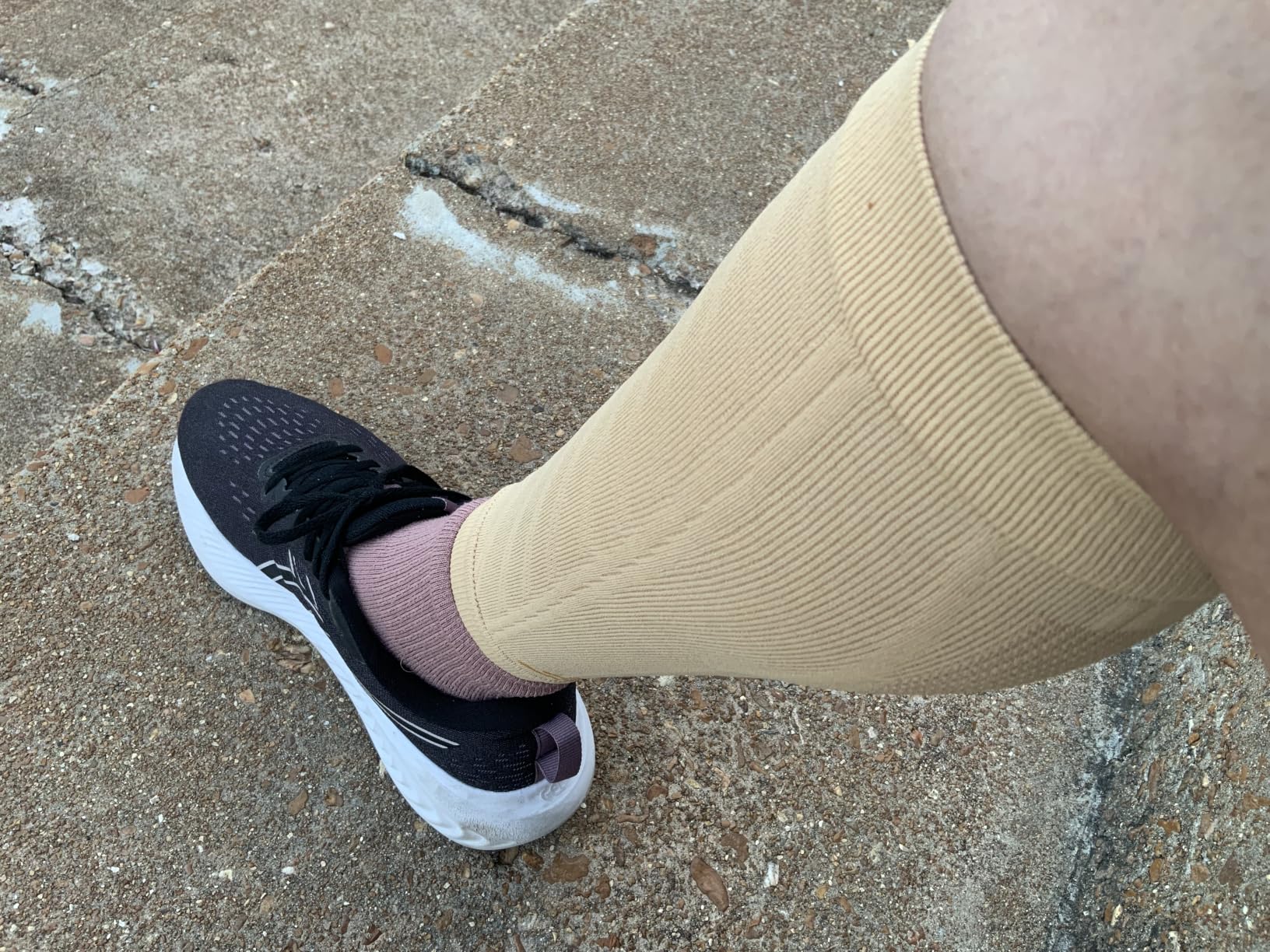 Doctor's Select 2 Pairs Copper Calf Compression Sleeve - Leg Compression Sleeves for Women & Men, Shin Splint Relief customer photo 2