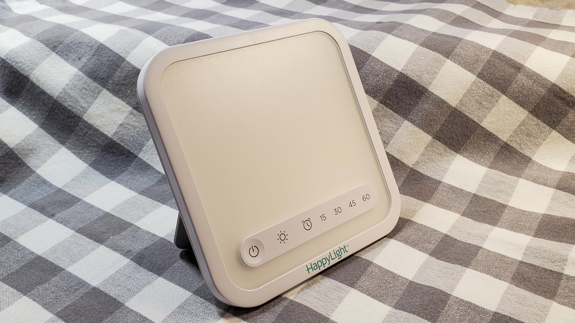 Verilux HappyLight Mini - Portable & Compact Light Therapy Lamp with 10,000 Lux, UV-Free, LED Light with Adjustable Brightness - Boost Mood, Enhance Sleep, & Focus - Small Sun Lamp for Winter Blues customer photo 2