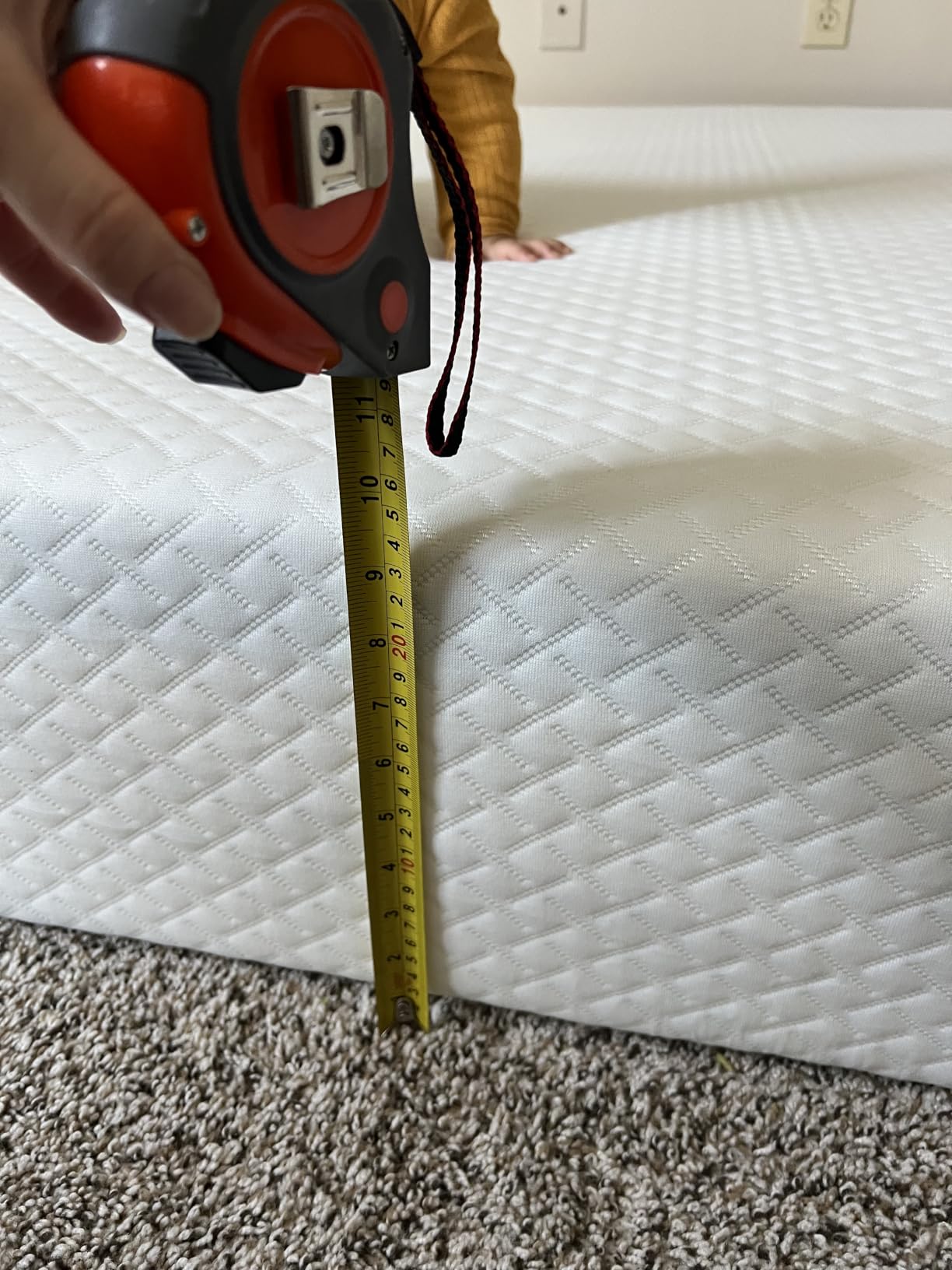 EGOHOME 10 Inch Queen Mattress, Memory Foam Mattress in a Box with Cooling Green Tea Gel, Relieve Pressure with Medium Firm Support, CertiPUR-US Certified customer photo 2