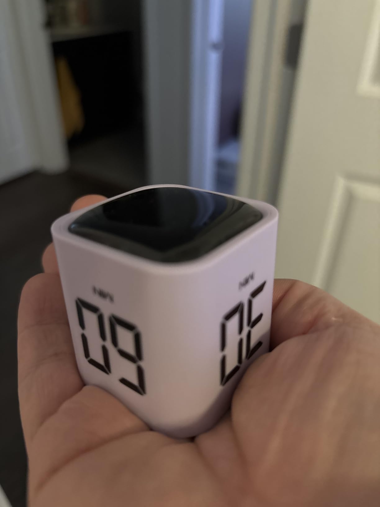 GuDoQi Multi-Function Cube Timer, 5/10/30/60 Min & Custom Countdown, Silent, Vibrate & Adjustable Sound Alarm for Productivity, Tasks, Study & Kitchen customer photo 2