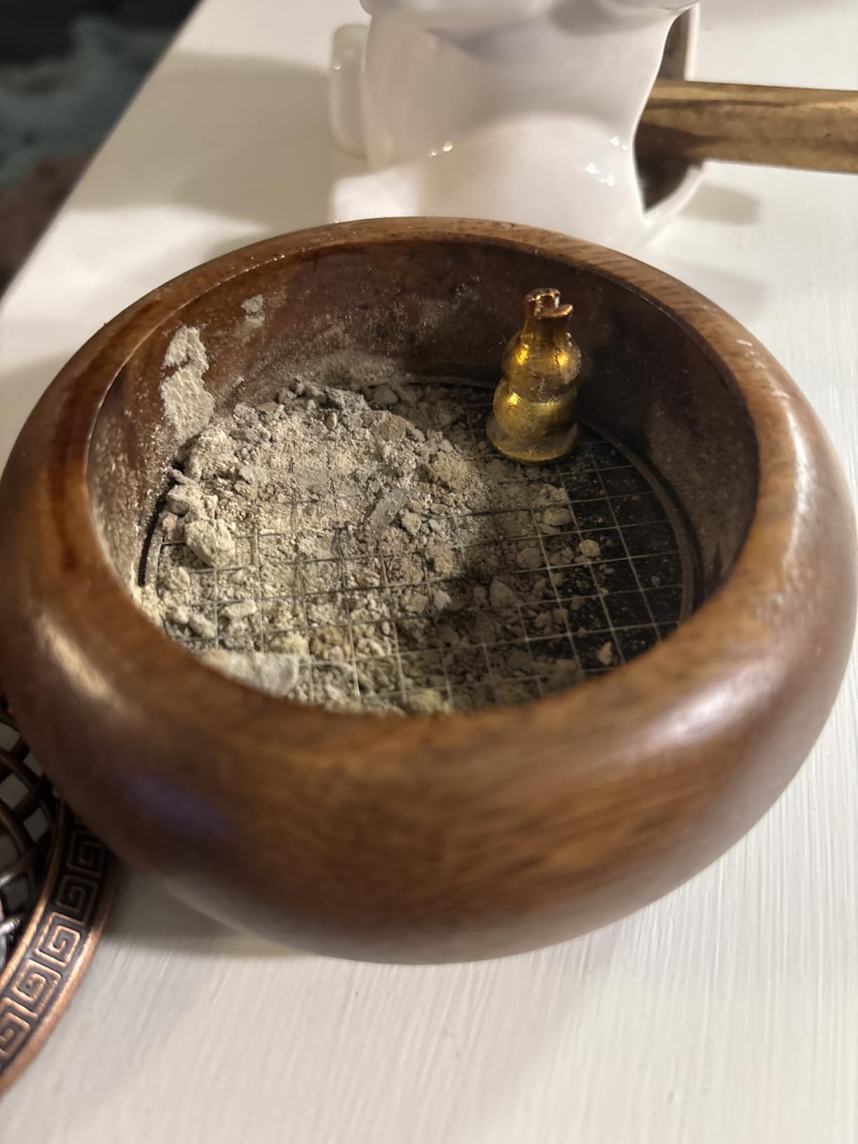 Acacia Wood Incense Burner for Cones & Coils, with Sticks Holder - 3-in-1, Zen Meditation Yoga Home Room Decor customer photo 2
