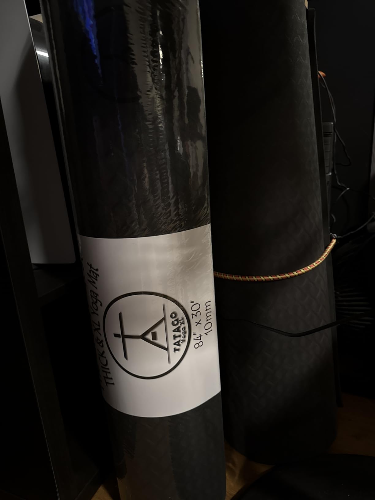 Tatago Extra Thick Yoga Mat Wide & XL-Our 10mm Extra Large Yoga Mat Thick Extra Wide And Long For Total Joint Cushioning. A Large Exercise Mat Thick And Perfect For Home Workout Pilates Or Studio. customer photo 1