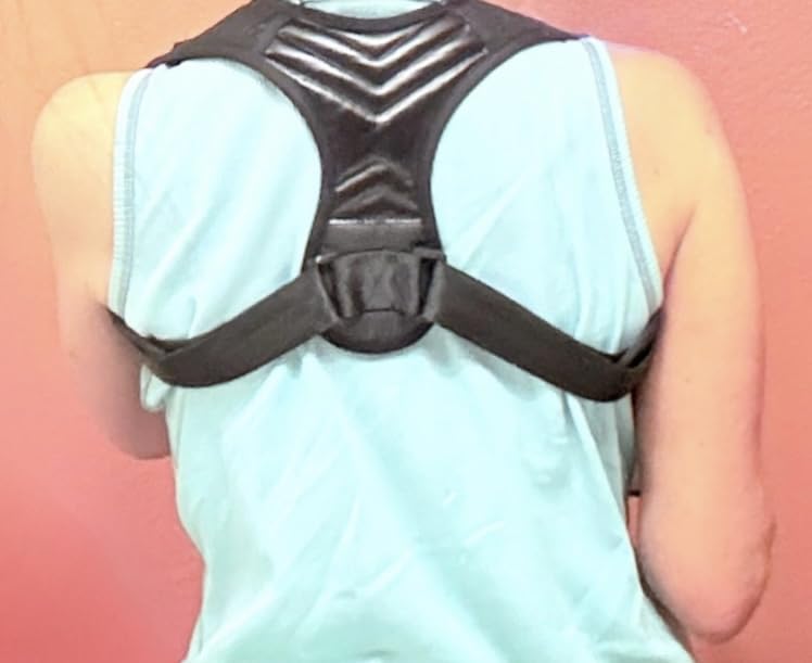 Posture Corrector for Women, Back Straightener for Men, Upper Back Support Brace, Adjustable Shoulder Corrector customer photo 2