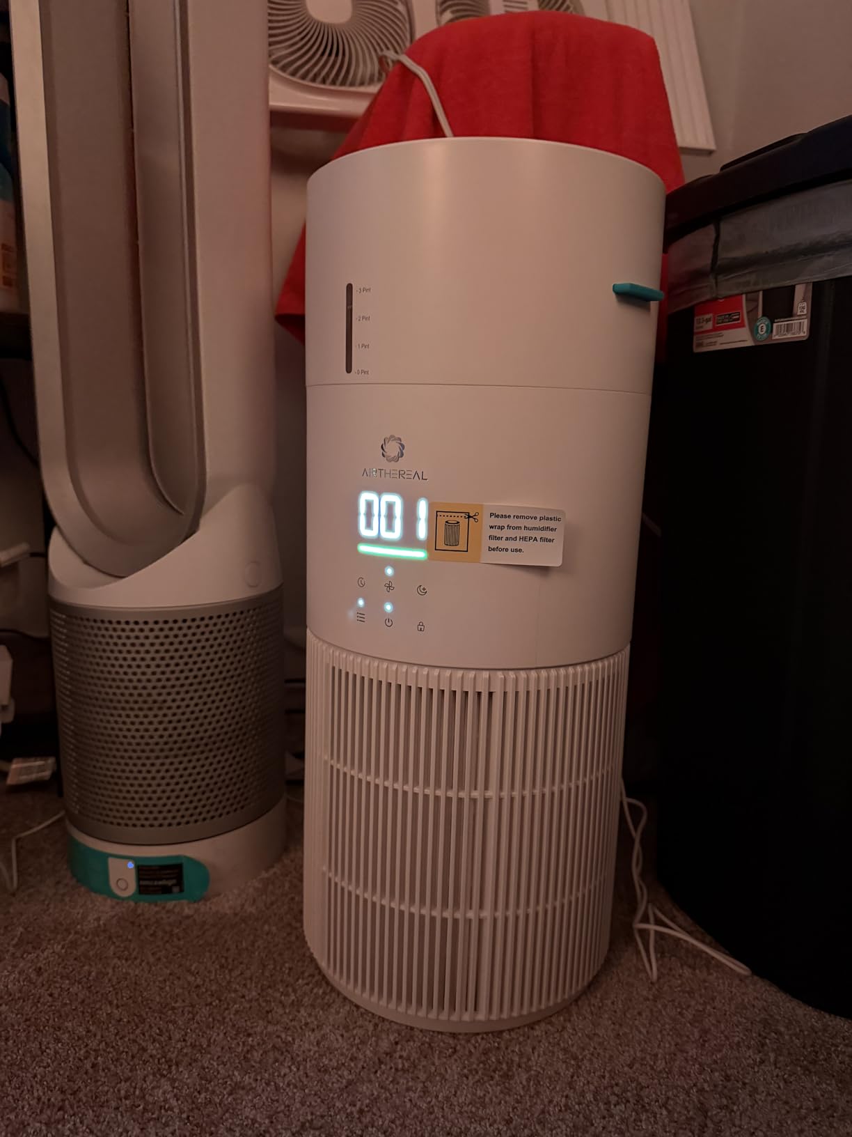 AIRTHEREAL 2-in-1 Air Purifier & Humidifier for Large Room Up to 1200 ft² customer photo 1