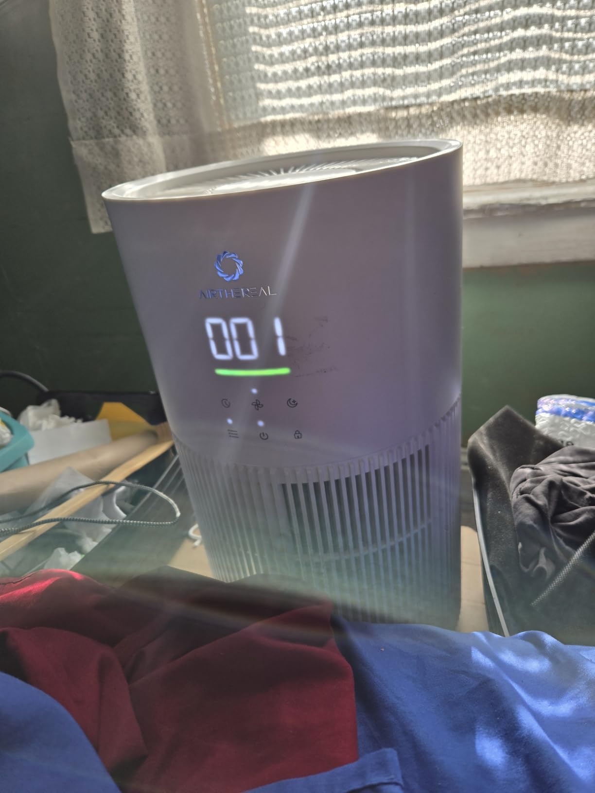 AIRTHEREAL 2-in-1 Air Purifier & Humidifier for Large Room Up to 1200 ft² customer photo 2