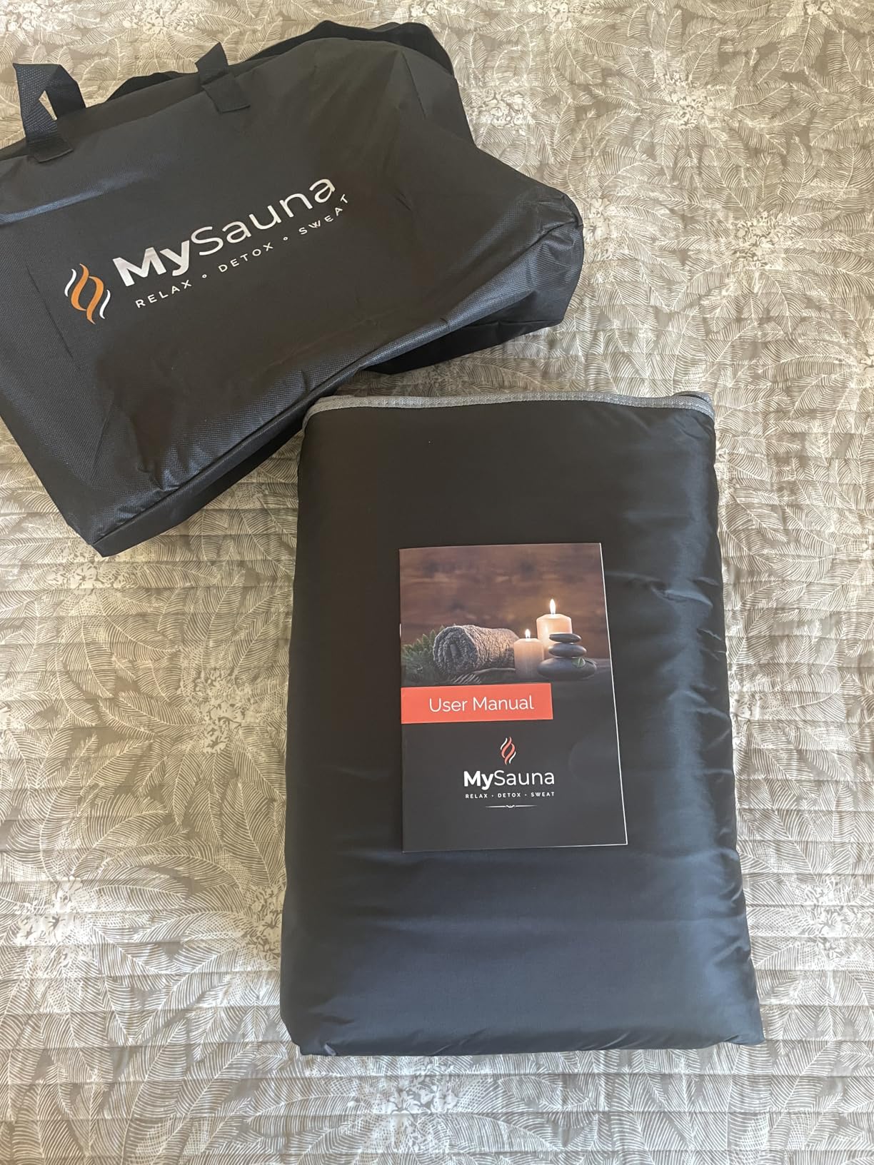 MySauna XL Infrared Sauna Blanket | Fits Him & Her | Fast Sweat, Sauna Bag Reaches 176°F | At-Home Sauna Blanket for Detox & Relaxation | Size 6.2 x 3 ft | Includes Carry Bag & Upgraded Control Panel customer photo 1