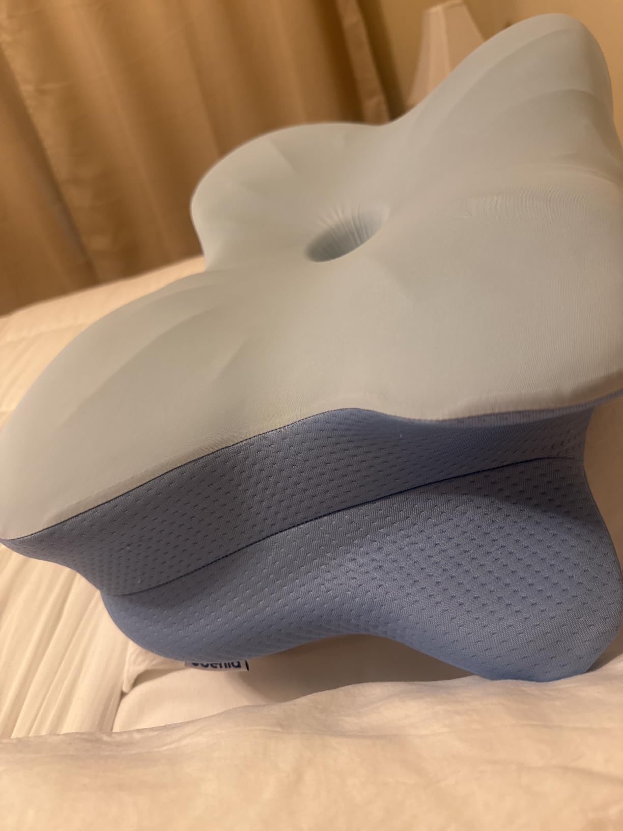 Derila Ergo Cervical Neck Pillow for Sleeping Pillow Contour Memory Foam Pillows for Back, Side Sleeper Pillows 21.25 x 14.17 x 4.72 inches customer photo 1