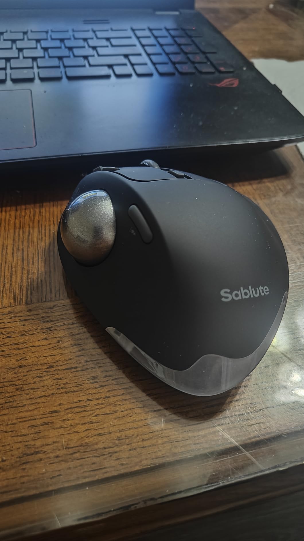 SABLUTE MAM1 Pro Ergonomic Wireless Trackball Mouse, Adjustable 0/18 Angle, Thumb Control Mice, Quiet Click, 3 Multi-Device Bluetooth & USB Receiver, Rechargeable Mouse for Office, Windows Mac customer photo 2