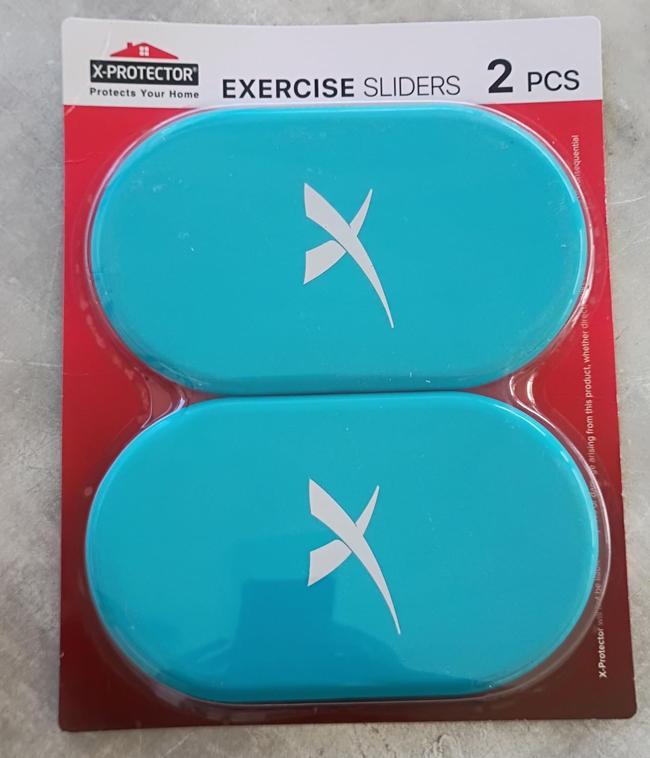 X-Protector Sliders for Working Out - 2 PCS - Double-Sided Exercise Sliders for Hard & Carpeted Floors - Gliders for Exercising! customer photo 1
