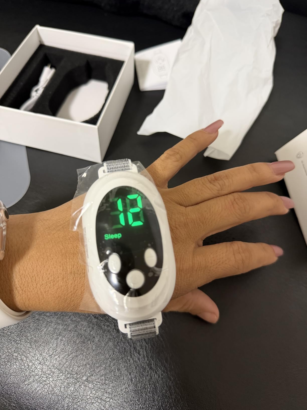 Handheld Sleep Aid Device, Anxiety Device, Relief Anxiety Help Sleep, Promotes Rest, USB Rechargeable customer photo 1