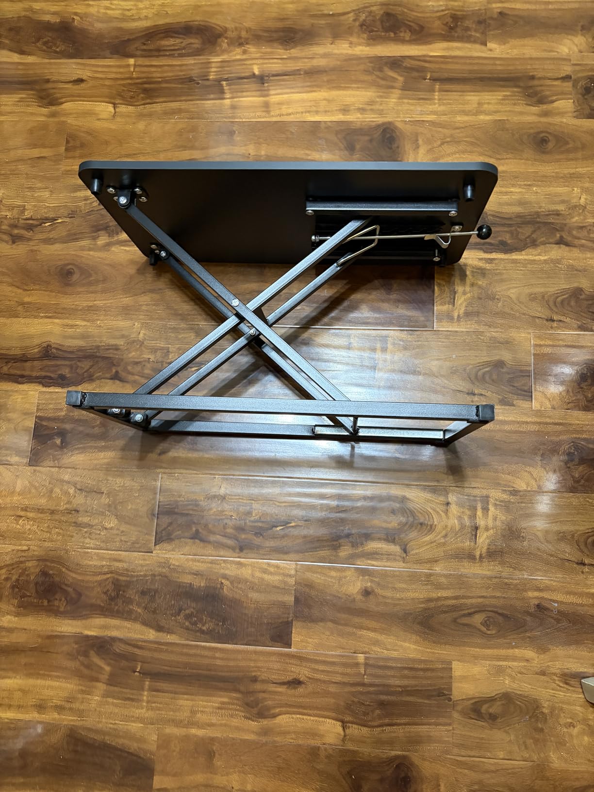 Height Adjustable Standing Desk Converter, Computer Keyboard Stand for Desktop, Keyboard Riser for Stand Up Desk Riser, Ergonomic Sit Stand Workstations for Home Office customer photo 2