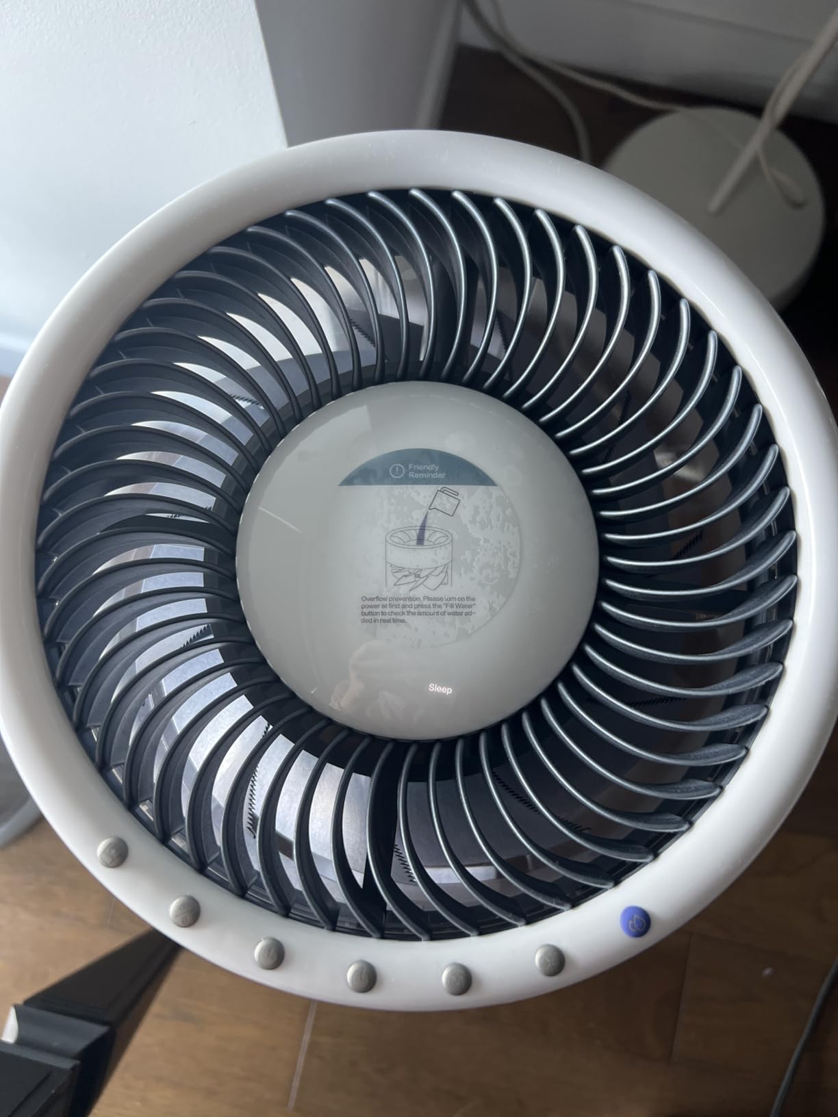 AUPU Air Purifier & Evaporative Humidifier 2-in-1, Safety Certified, Visible Turbo Fan, 5-Speed Settings, Top-Fill Design & Large Water Tank, True HEPA Filter for Large Room & Home Pets, Quiet Sleep Mode customer photo 2