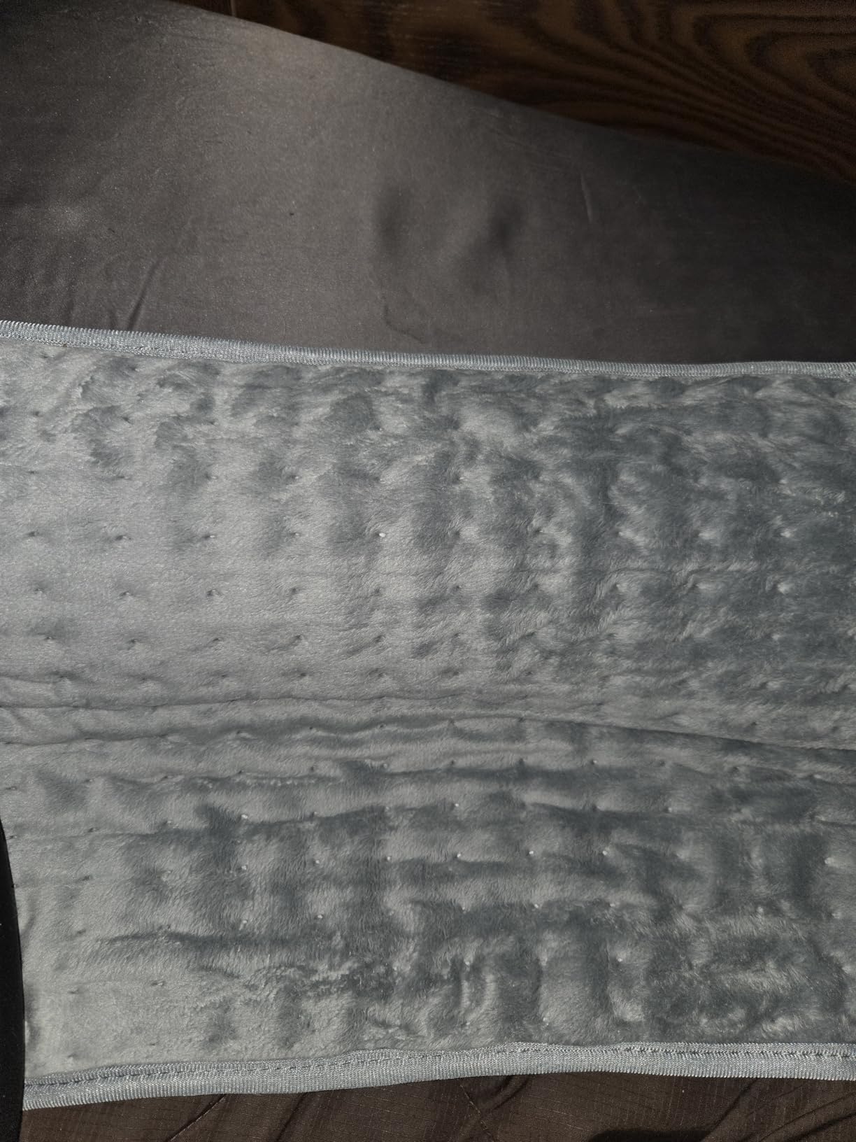 Heating Pad for Period Cramps, Heating Pad for Back/Neck/Shoulder Muscle Pain, 6 Heating&4 Timer Setting, Auto Shut Off, Dry/Moist Heat & Machine Washable, Gray Birthday Christmas Gifts for Women Mom customer photo 2