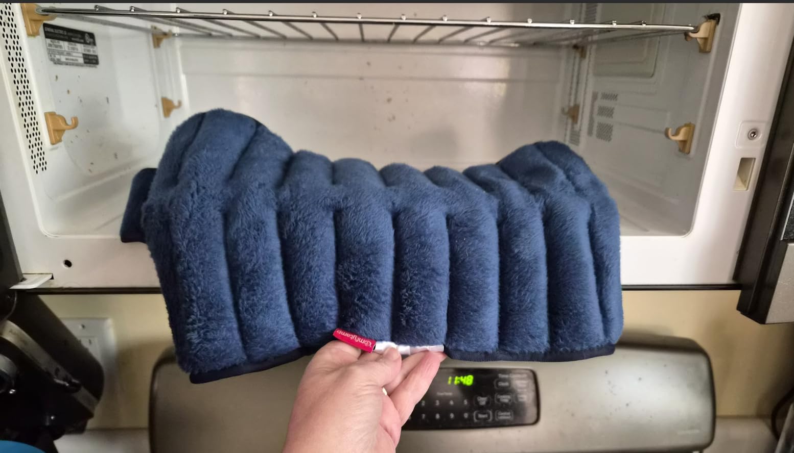 Comfytemp Microwave Moist Heating Pad for Back Pain Relief, Sciatica, FSA Eligible HSA, Microwavable Hot Therapy for Lower Lumbar, Period Cramps, Waist Warm Compress Women Men Gift, Fathers Day Dad customer photo 2