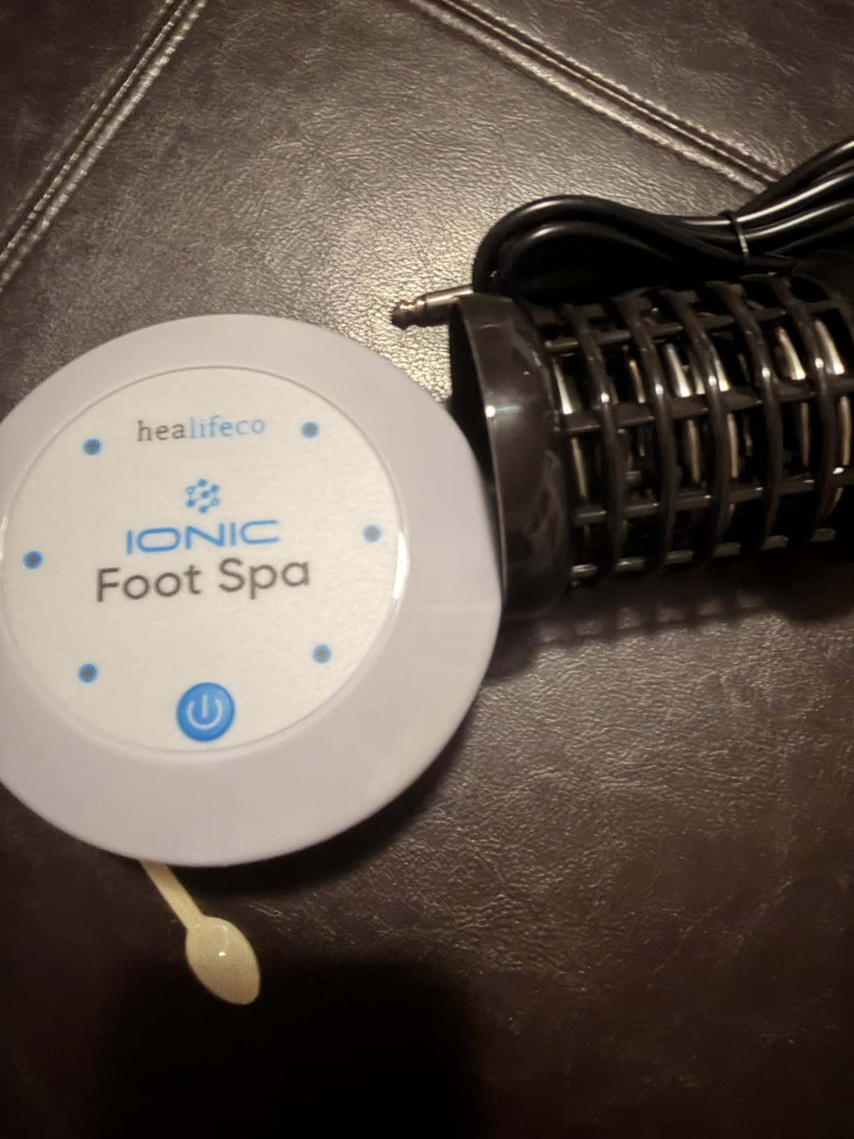 Ionic Foot Spa by Healifeco - Ion Foot Bath Detox Machine - For Toxins, Heavy Metals & Free Radicals - Activates 2,000 Foot Detox Nodes - Easy 30-Min Home Detox - 90,000+ Happy Users Trust It customer photo 2