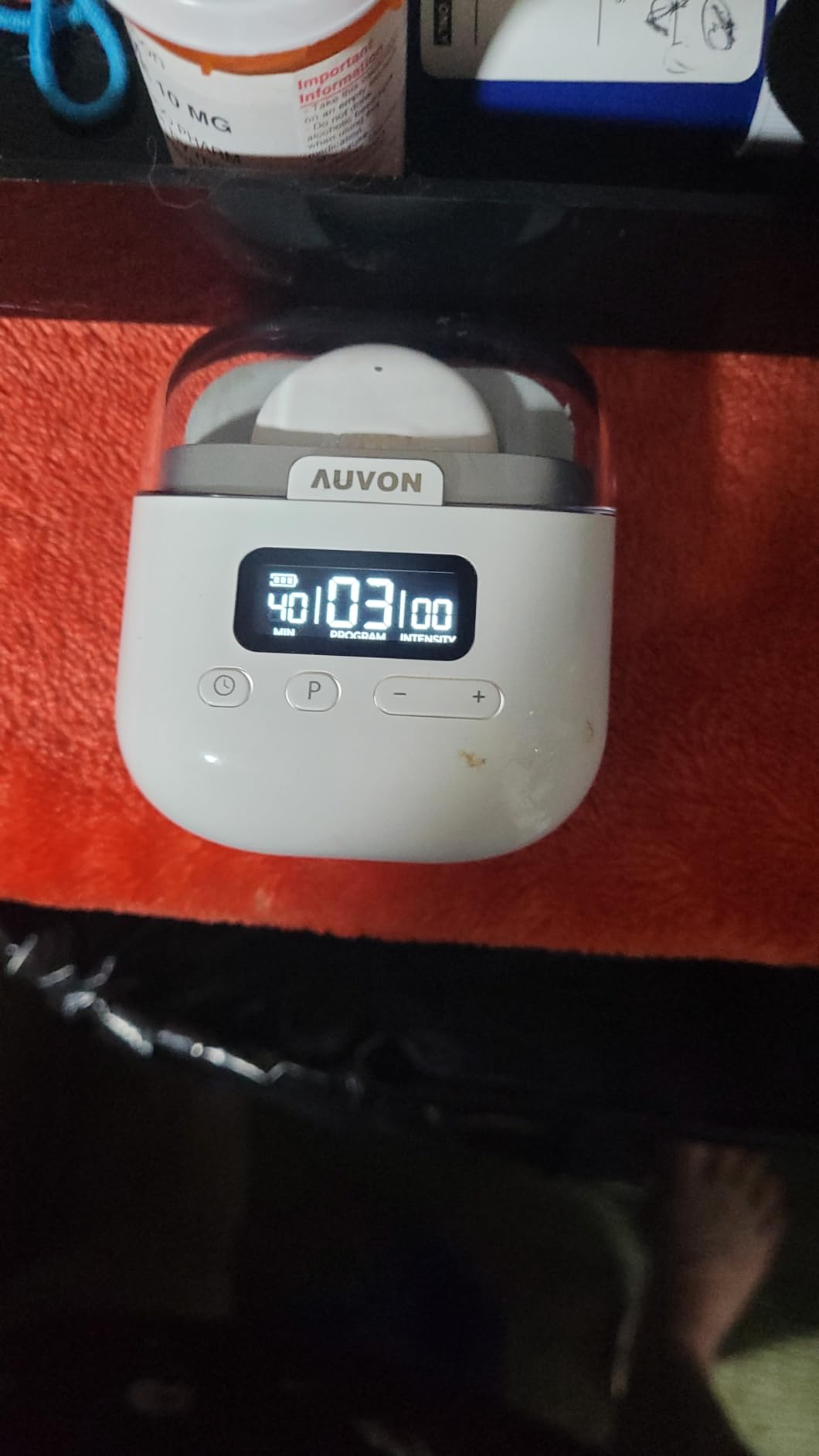 AUVON Wireless 24 Modes TENS Unit Muscle Stimulator for Pain Relief, 6 Pads | Rechargeable EMS Massager, Smart Pocket-Size TENS Machine, Drug-Free Pain Relief for Neck, Back & Shoulder, 6 Premium Pads customer photo 1