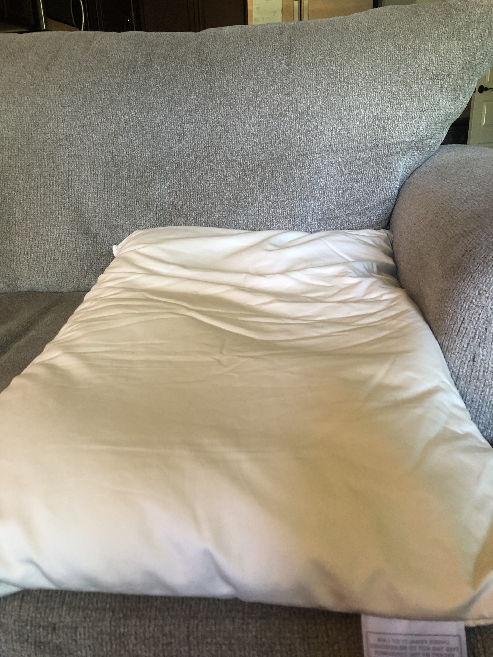 LOFE Buckwheat Pillow with Baffle Box- Adjustable Height Reduce Neck Pain | 3 Adjustable Zones for Neck & Shoulders Support | Organic Cotton Pillowcase | Back/Stomach Sleepers on Home/travel 20x26in customer photo 2