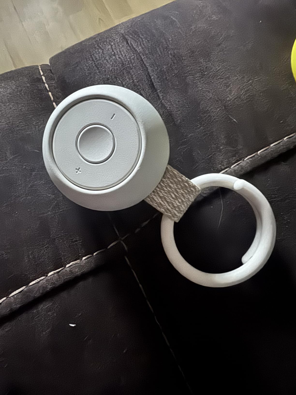 Hatch Go | Portable Sound Machine for Babies and Kids | Sleep Soother | 10 Soothing Sounds | White Noise | Shush | Travel | Registry Gift | Baby Shower | Clips on Stroller | Greige customer photo 1