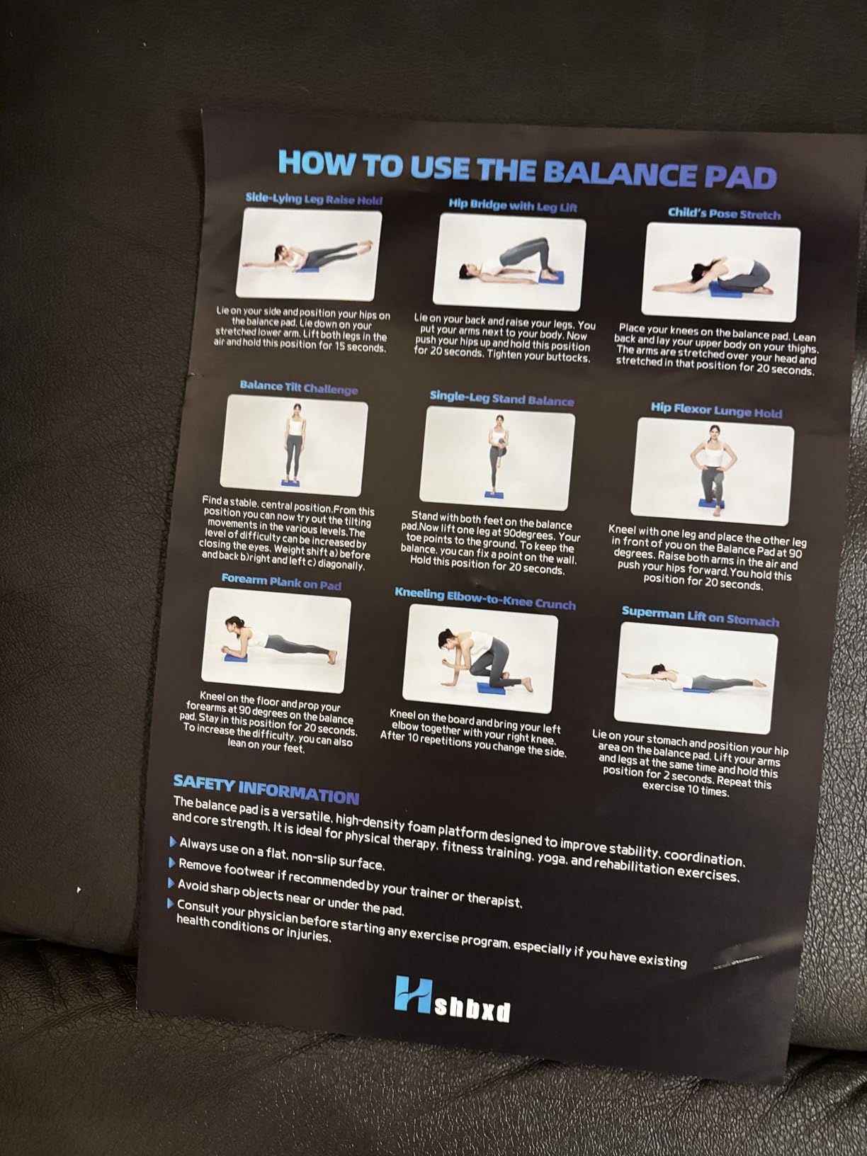 Professional Balance Pad, Nonslip Foam Exercise Balance Pad Cushion for Physical Therapy, Foam Balance Mat for Exercise, Yoga, Fitness, Stability Training and Stretching customer photo 1