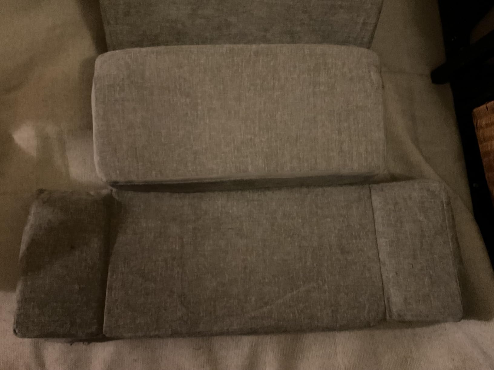 HOMBYS Pro Meditation Cushion Set with Adjustable Back Support, Large 3-in-1 Floor Sitting Chair for Yoga & Meditation, Extra Thick Yoga Pillows for Adults with Knee Support, Grey customer photo 2