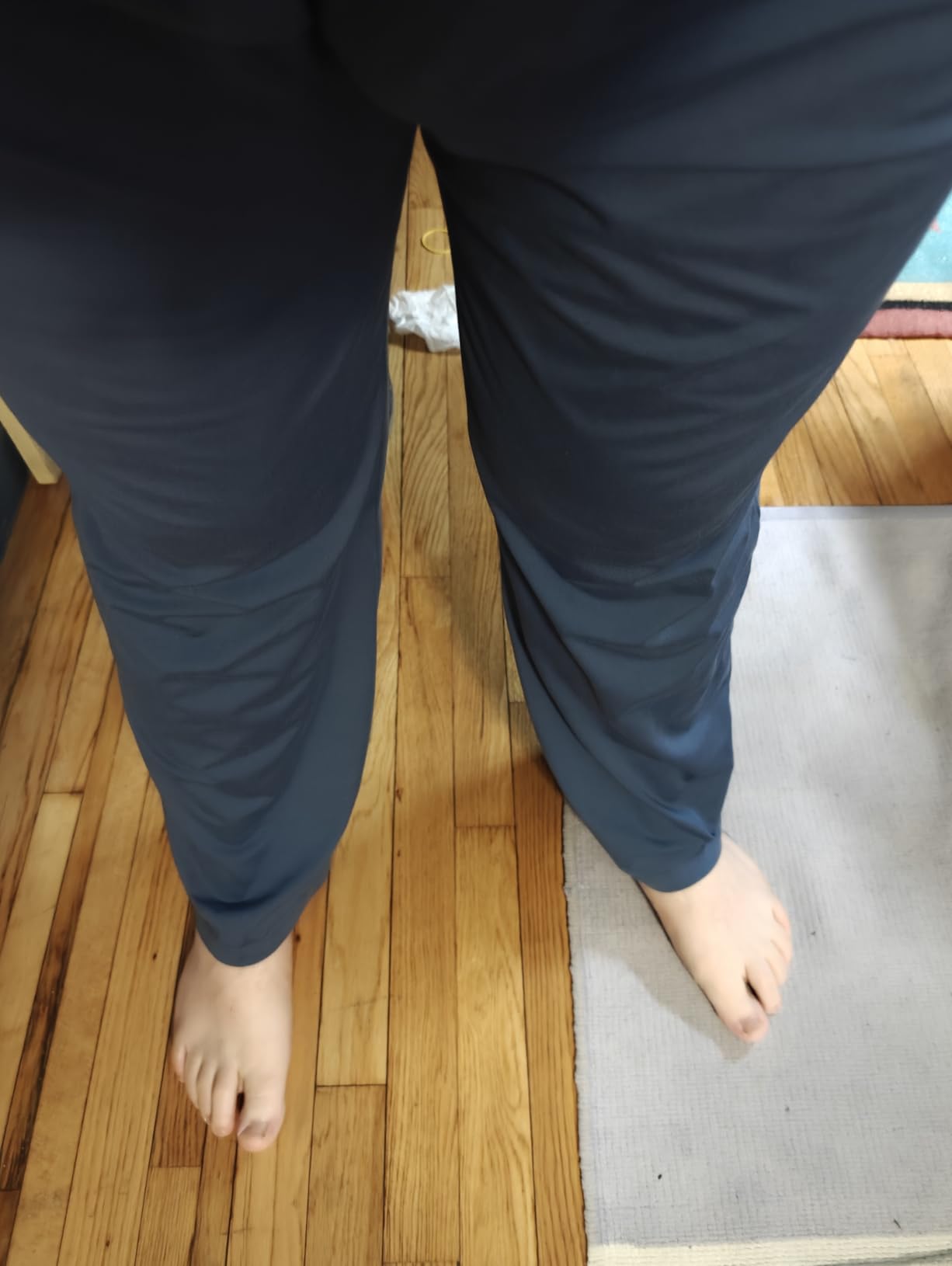 G Gradual Men's Yoga Sweatpants Soft Lounge Casual Pants Open Bottom Stretchy Athletic Sweat Pants with Pockets customer photo 1