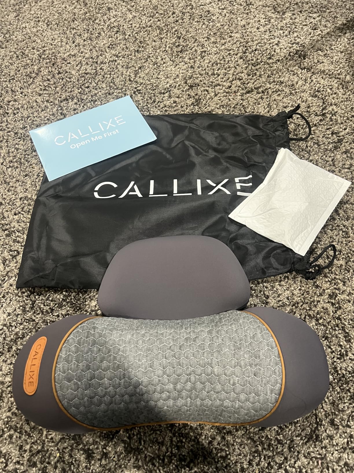 CALLIXE Original TheraPillow - 3-in-1 Neck Massager Pillow with Heat & Gentle Traction | Relaxing Neck & Shoulder Support with Vibration Massage, Wireless Design & USB-C Charging customer photo 2