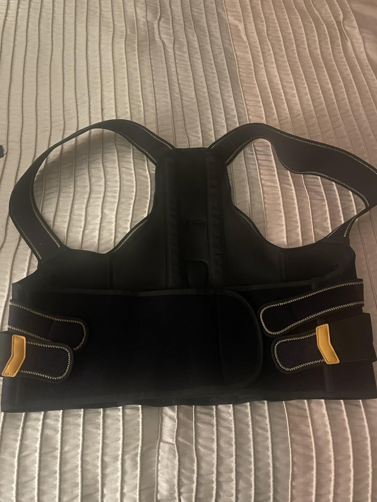 Posture Corrector for Women and Men, 5 Full Back Support Brace Rods, FSA&HSA Eligible, Adjustable Shoulder Straightener, Improving Hunchback Posture, Upper and Lower Back, Neck Pain Relief, Large customer photo 2