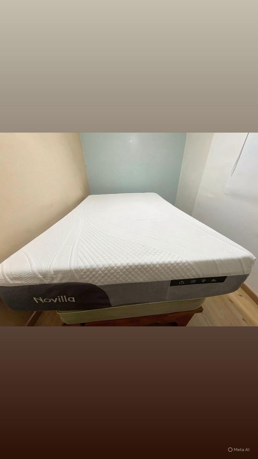 Novilla Bliss Cooling Queen Size Mattress, 12 Inch Gel-Infused Memory Foam Mattress Queen Size in a Box with Cool-Touch Nylon Cover, Pressure Relief & Body Support with CertiPUR-US Certified Foam customer photo 2