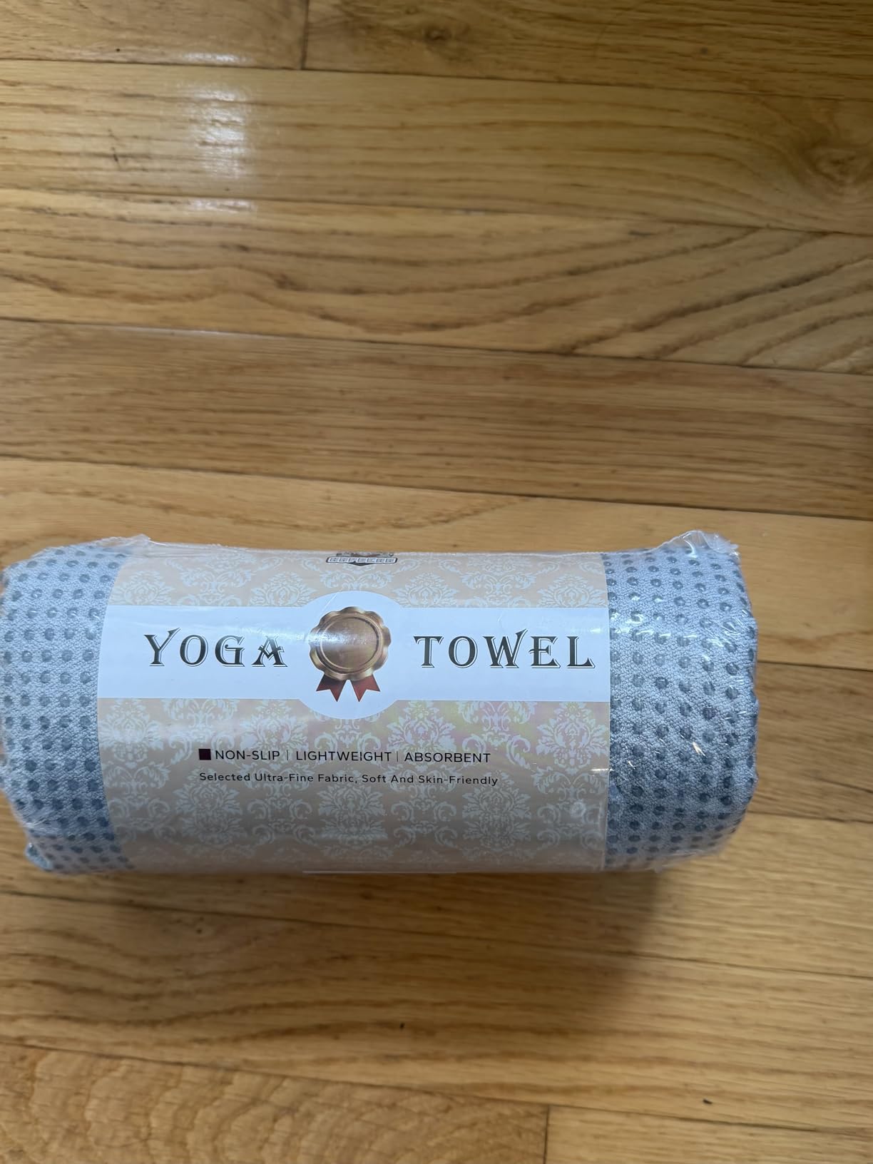 HAPBEAR Hot Yoga Towel with Non-Slip Grip Dots, 72