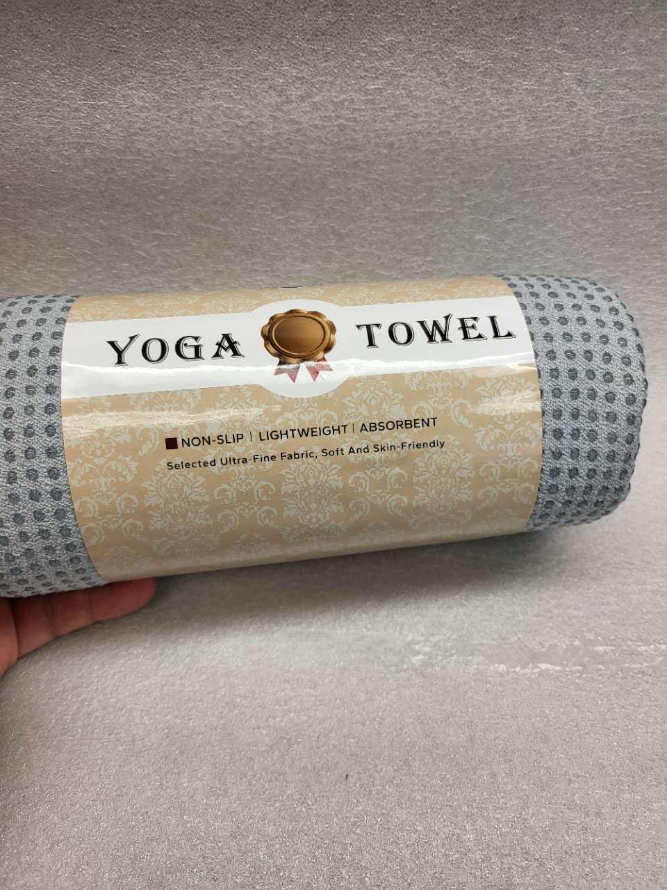 HAPBEAR Hot Yoga Towel with Non-Slip Grip Dots, 72