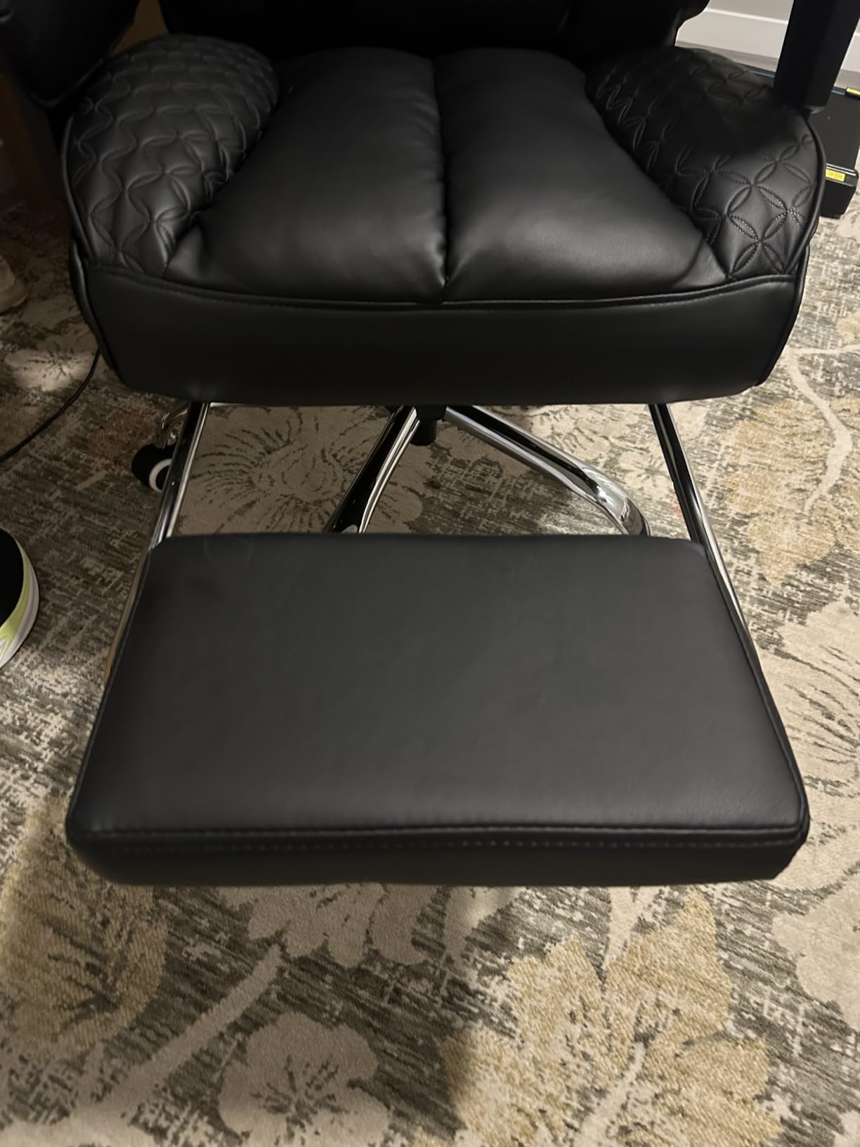 GTPLAYER Big and Tall Gaming Chair 400lbs Heavy Duty Office Chair with Footrest, High Back Pocket Spring Lumbar Support, Ergonomic Wide Comfy Seated Cushion for Lower Back Pain Relief, Earth-Black customer photo 2