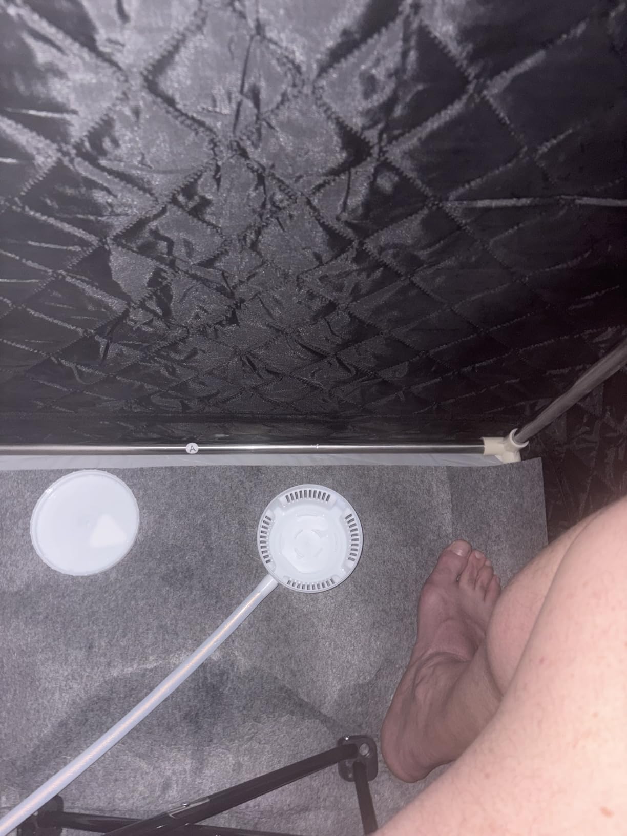 Manastin Upgraded Portable Steam Sauna for Home, Sauna Tent with 3L/1200W Steamer, XL Foldable and Remote Control, 99-Min Timer & 15 Power Levels, 2.6' x 2.6' x 5.9' Detox Spa for Relaxation customer photo 2