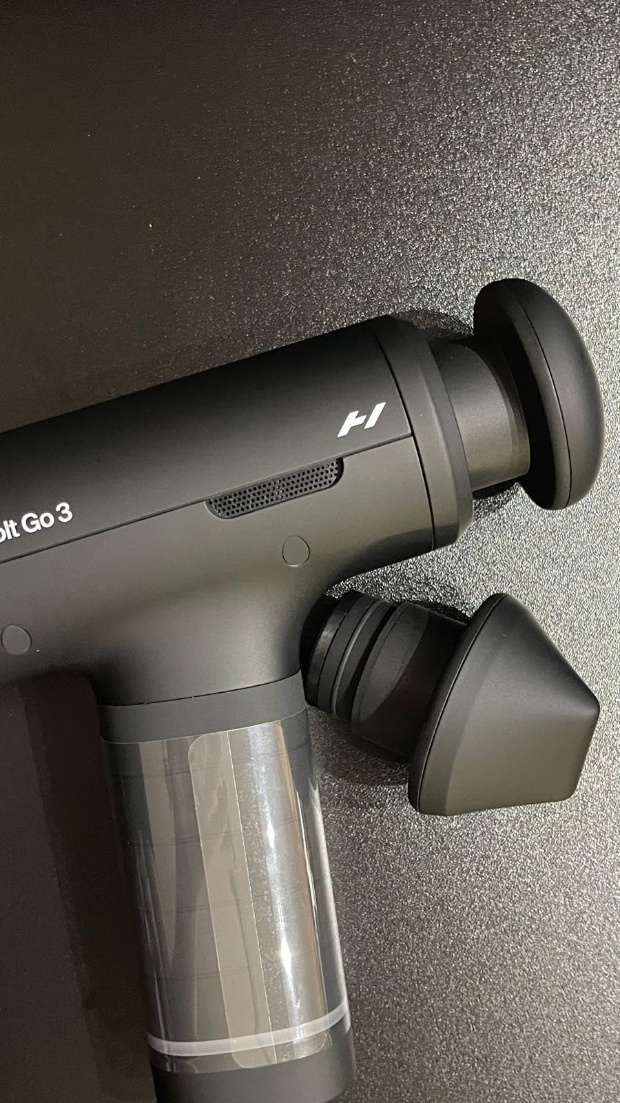 Hyperice Hypervolt Go 3 - Compact Handheld Percussion Massage Gun with QuietGlide Technology | 3 Speeds, Portable Lightweight Design customer photo 2