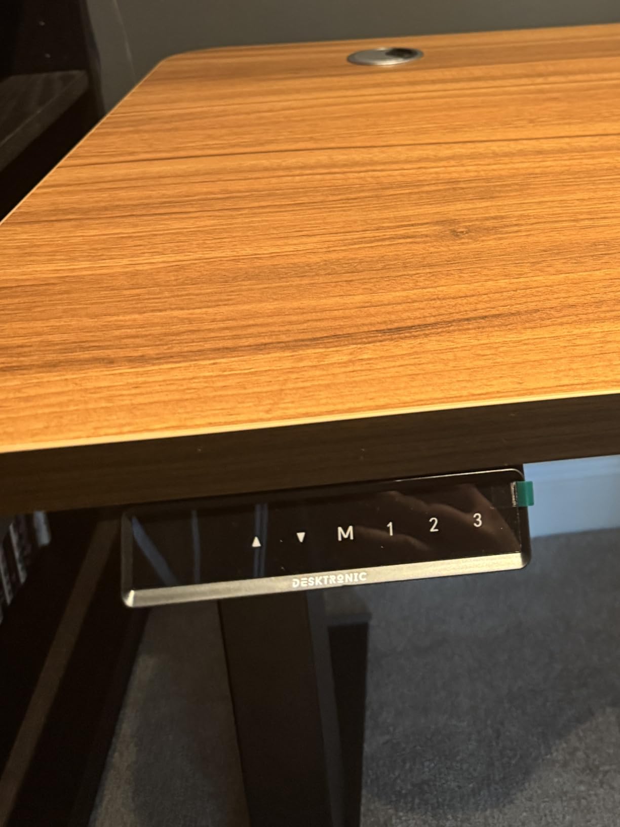 Desktronic HomePro Standing Desk 72x30 - Made in Europe, Ergonomic Sit Stand Home Office Desk, Electric Height Adjustable, Dual Motor, USB & USB-C Charging, Wobble-Free, Touchscreen, 3 Memory Presets customer photo 1